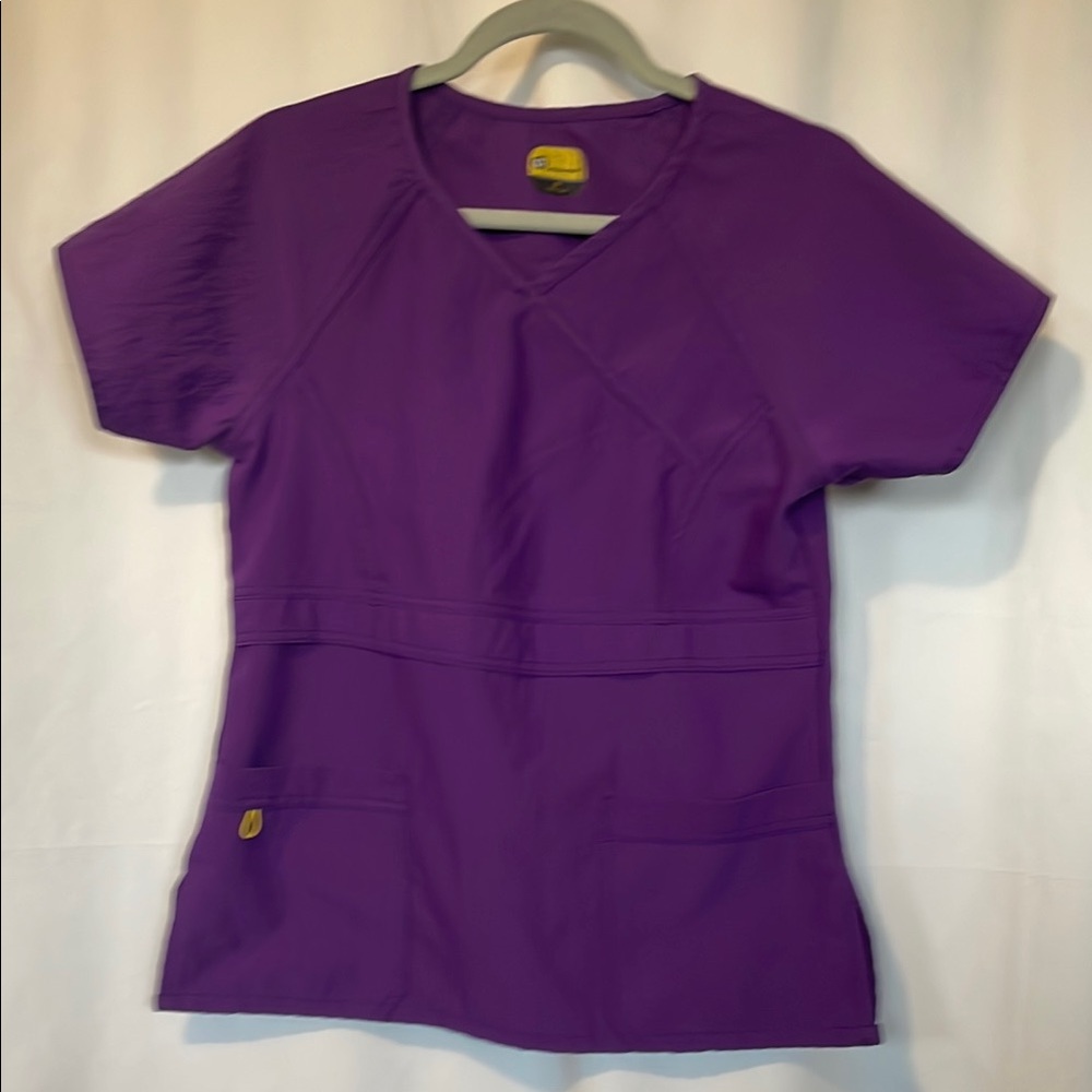 Wonder Wink Purple Scrub Top